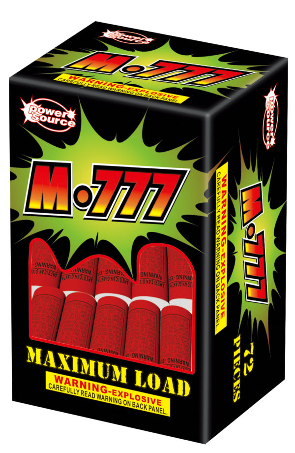 m-777 firecrackers zorts fireworks
